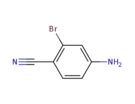 Molecular Structure of 53312-82-6 (4-Amino-2-bromobenzonitrile)
