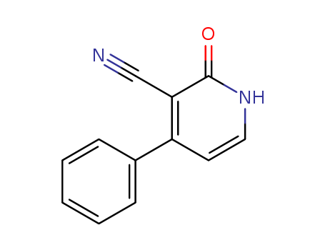 3-Pyridinecarbonitrile, 1,2-dihydro-2-oxo-4-phenyl-