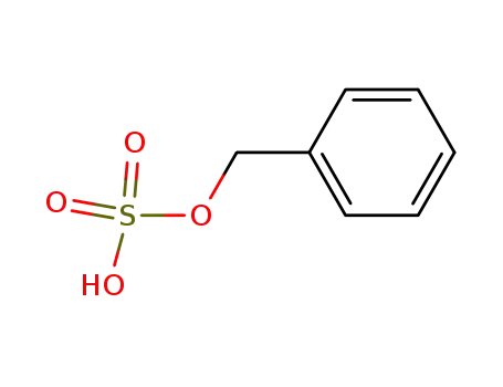 Molecular Structure of 26687-85-4 (Sulfuric acid, mono(phenylmethyl) ester)