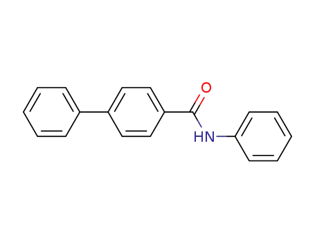 Molecular Structure of 112561-32-7 (N-phenyl-[1,1’-biphenyl]-4-carboxamide)