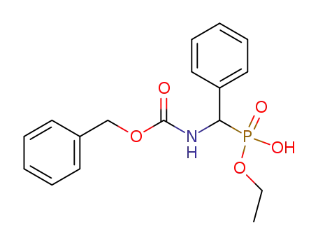 Molecular Structure of 38428-08-9 (Carbamic acid, [(ethoxyhydroxyphosphinyl)phenylmethyl]-, phenylmethyl
ester)
