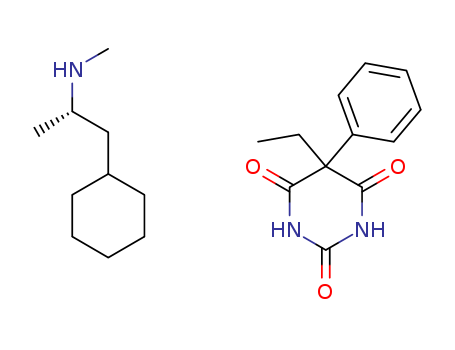 (2S)-1-cyclohexyl-N-methylpropan-2-amine;5-ethyl-5-phenyl-1,3-diazinane-2,4,6-trione