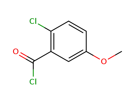 벤조일 클로라이드, 2-클로로-5-메톡시-(9CI)