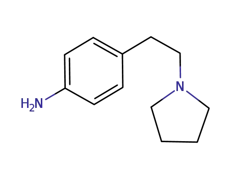 Molecular Structure of 168897-20-9 (4-(2-PYRROLIDIN-1-YL-ETHYL)-ANILINE)