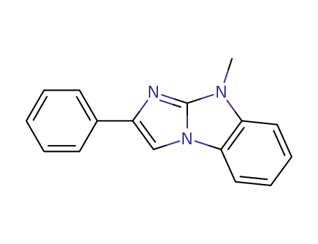 Molecular Structure of 21431-82-3 (9-methyl-2-phenyl-9<i>H</i>-benzo[<i>d</i>]imidazo[1,2-<i>a</i>]imidazole)