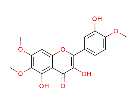 3,5-dihydroxy-2-(3-hydroxy-4-methoxy-phenyl)-6,7-dimethoxy-chromen-4-one cas  19587-65-6
