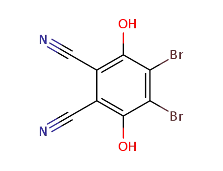 Molecular Structure of 4593-01-5 (1,2-Benzenedicarbonitrile, 4,5-dibromo-3,6-dihydroxy-)