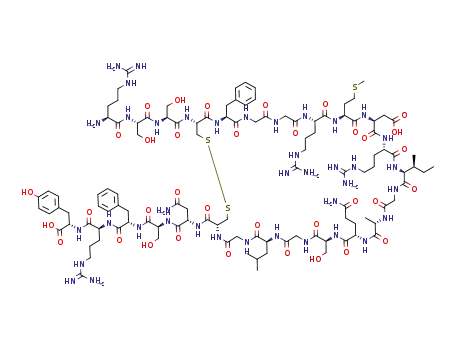 Molecular Structure of 95896-08-5 (ATRIAL NATRIURETIC FACTOR (4-28) (HUMAN))