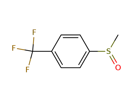 Molecular Structure of 145963-47-9 (Benzene, 1-(methylsulfinyl)-4-(trifluoromethyl)-)