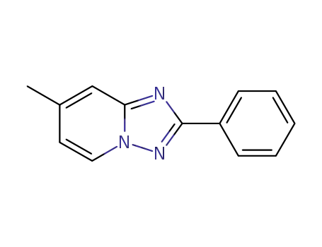 Molecular Structure of 4931-23-1 (7-methyl-2-phenyl[1,2,4]triazolo[1,5-a]pyridine)