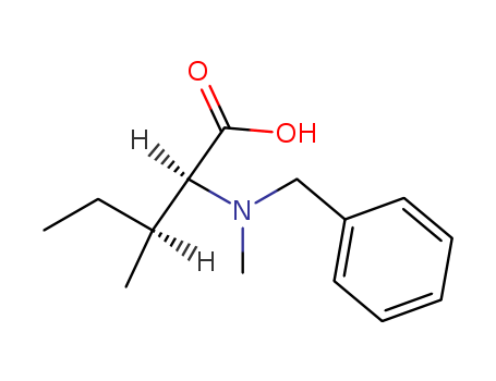 (2S,3S)-2-(Benzyl(methyl)amino)-3-methylpentanoic acid