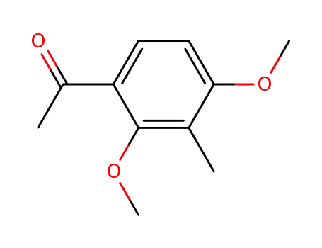 Molecular Structure of 60512-80-3 (1-(2,4-dimethoxy-3-methyl-phenyl)ethanone)