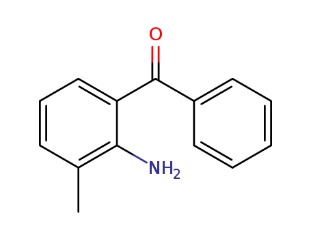 Molecular Structure of 5054-32-0 (2-Amino-3-methylbenzophenone)
