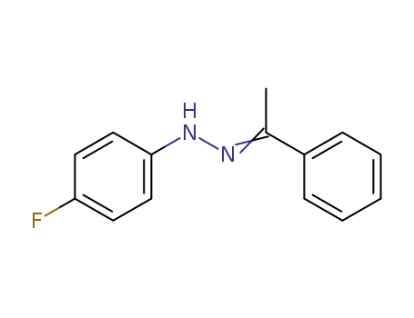 Molecular Structure of 399-19-9 (1-(4-fluorophenyl)-2-(1-phenylethylidene)hydrazine)
