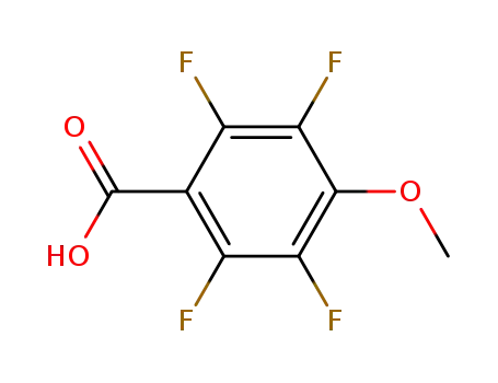 Molecular Structure of 3153-01-3 (2,3,5,6-TETRAFLUORO-4-METHOXYBENZOIC ACID)