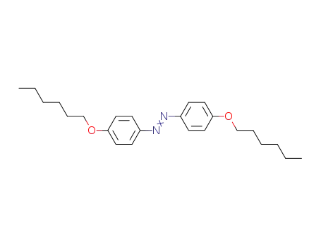 Molecular Structure of 10225-93-1 (Diazene, bis[4-(hexyloxy)phenyl]-)