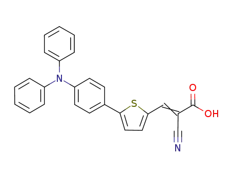 5-[4-(diphenylamino)phenyl]-thiophene-2-cyanoacrylic acid