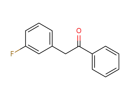 Molecular Structure of 347-90-0 (2-(3-FLUOROPHENYL)ACETOPHENONE)