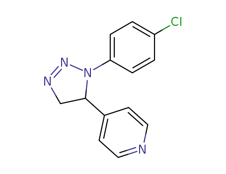 4-[1-(4-chlorophenyl)-4,5-dihydro-1H-1,2,3-triazol-5-yl]pyridine