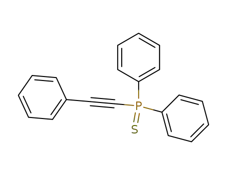 Phosphine sulfide, diphenyl(phenylethynyl)-