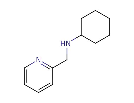 Molecular Structure of 68339-45-7 (2-(CYCLOHEXYLAMINOMETHYL)PYRIDINE)