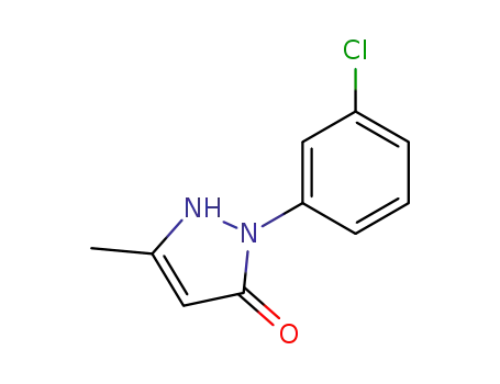 3H-Pyrazol-3-one, 2-(3-chlorophenyl)-1,2-dihydro-5-methyl-