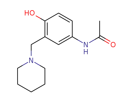 N-(4-HYDROXY-3-(1-피페리디닐메틸)페닐)아세트아미드