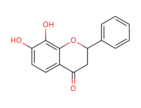 Molecular Structure of 51876-18-7 (7,8-DIHYDROXYFLAVANONE)