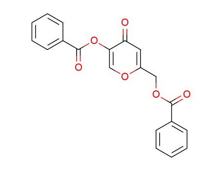 (5-benzoyloxy-4-oxo-pyran-2-yl)methyl benzoate cas  33886-26-9