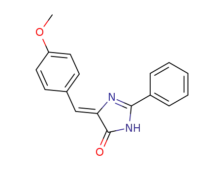 4H-Imidazol-4-one,
3,5-dihydro-5-[(4-methoxyphenyl)methylene]-2-phenyl-