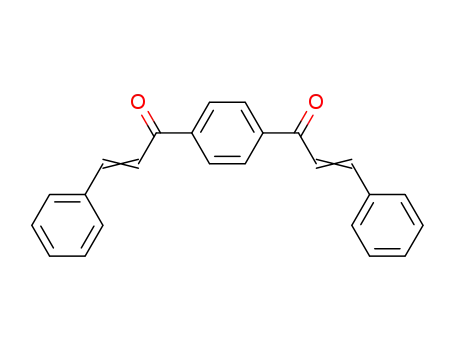 Molecular Structure of 908-11-2 (2-Propen-1-one, 1,1'-(1,4-phenylene)bis[3-phenyl-)