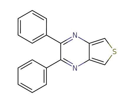 Molecular Structure of 90070-13-6 (Thieno[3,4-b]pyrazine, 2,3-diphenyl-)
