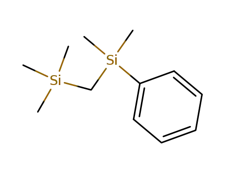 Molecular Structure of 18027-71-9 (Silane, [(dimethylphenylsilyl)methyl]trimethyl-)