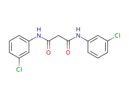 Molecular Structure of 17722-14-4 (N,N''-BIS-(3-CHLORO-PHENYL)-MALONAMIDE)