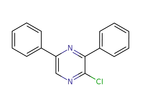 Molecular Structure of 41270-63-7 (Pyrazine, 2-chloro-3,5-diphenyl-)