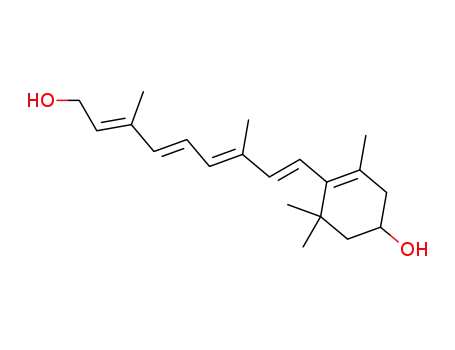 Molecular Structure of 6890-93-3 (all-trans 3-Hydroxyretinol)