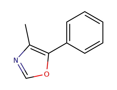 Molecular Structure of 1008-29-3 (4-Methyl-5-phenyloxazole)