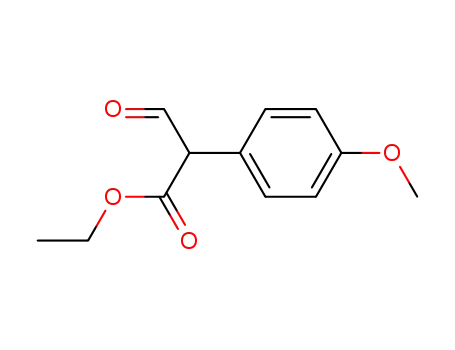 ethyl 2-(4-methoxyphenyl)-2-formyl acetate