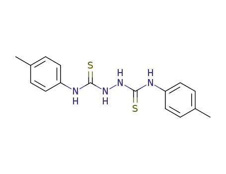 Molecular Structure of 2209-25-8 (1-(p-tolyl)-3-(p-tolylcarbamothioylamino)thiourea)