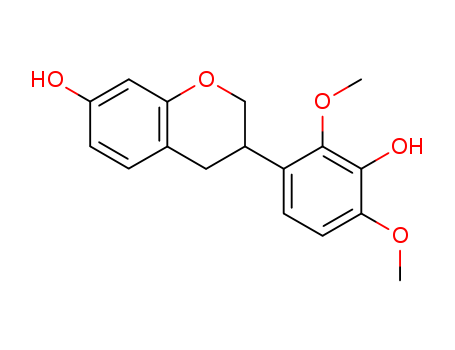 2H-1-Benzopyran-7-ol,3,4-dihydro-3-(3-hydroxy-2,4-dimethoxyphenyl)-, (3S)-