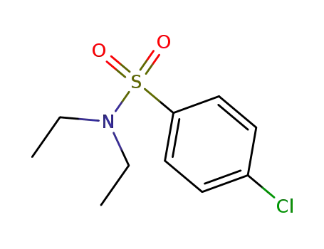 Molecular Structure of 6419-71-2 (Benzenesulfonamide, 4-chloro-N,N-diethyl-)