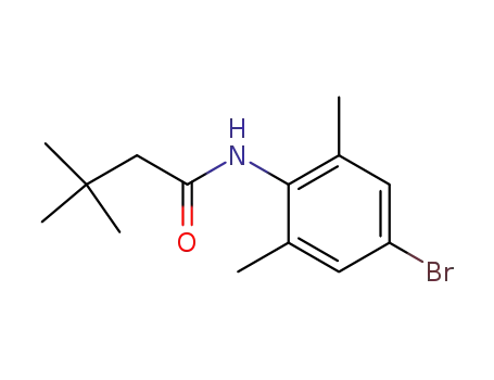 Molecular Structure of 1009344-67-5 (N-(4-bromo-2,6-dimethylphenyl)-3,3-dimethylbutanamide)