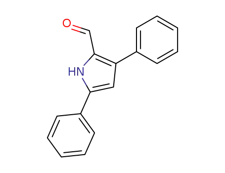 Molecular Structure of 40872-77-3 (3,5-Diphenyl-2-forMylpyrrole)