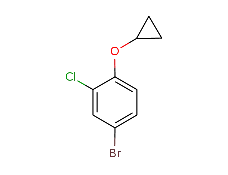 4-bromo-2-chloro-1-(cyclopropyloxy)benzene