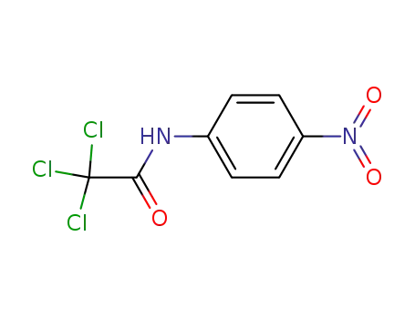 Molecular Structure of 4306-32-5 (N-(4-Nitrophenyl)-2,2,2-trichloroacetamide)