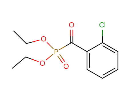 Molecular Structure of 16656-42-1 (Phosphonic acid, (2-chlorobenzoyl)-, diethyl ester)