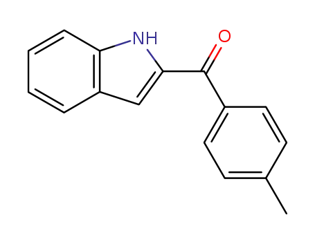 Molecular Structure of 1026-21-7 (1H-Indol-2-yl(p-tolyl) ketone)
