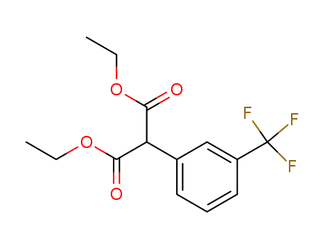 Molecular Structure of 1997-28-0 (DIETHYL 3-TRIFLUOROMETHYLPHENYL MALONATE)