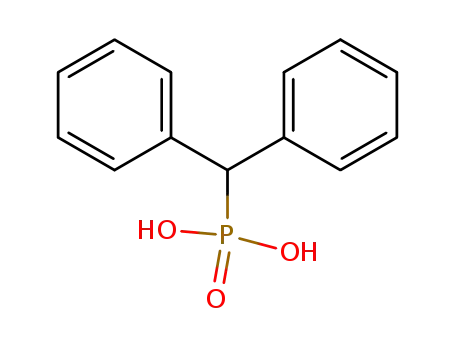 Molecular Structure of 92025-81-5 (Diphenylmethylphosphonic acid)
