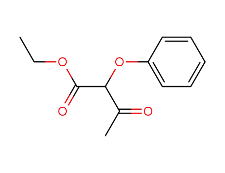 Molecular Structure of 7699-83-4 (Butanoic acid, 3-oxo-2-phenoxy-, ethyl ester)